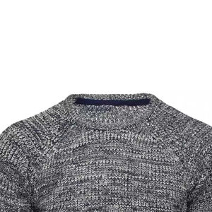Pulls en tricot 100% coton surdimensionnés de style nouveau personnalisés pour hommes, logo brodé personnalisé - Product Image 2