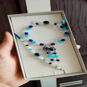 สร้อยข้อมือ bhaiya bhabhi rakhi ที่สวยงามพร้อมดีไซน์สายรัดข้อมือสุดพรีเมียมสำหรับพี่ชายและสร้อยข้อมือสุดเก๋สำหรับ babhi - Product Image 1