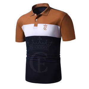 เสื้อโปโลชายทรงสลิมฟิตเสื้อโปโลระบายอากาศได้ดีเสื้อโปโลออกแบบของคุณเองเสื้อโปโลสไตล์ใหม่ - Product Image 1