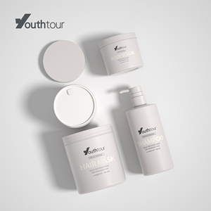 <span class=keywords><strong>YPU</strong></span> Fabricación de inyección de plástico cosmético exfoliante corporal tarro redondo con tapa boca ancha botella de tratamiento para el cabello botella de belleza 1000g - Product Image 5