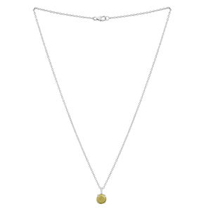 Collar con colgante de cuarzo limón de Plata de Ley 925 de alta calidad, piedras preciosas naturales para bodas o regalos, venta al por mayor de fábrica - Product Image 2