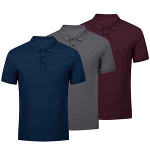 Pure Color 2025 último diseño para hombres para camisetas 100% algodón de alta calidad Color sólido tejido transpirable manga corta - Product Image 6