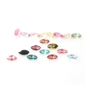 3x6มม. พลอยทัวร์มาลีนธรรมชาติหลายเหลี่ยมเพชรพลอยหลวมเจียระไนเพชรพลอยทัวร์มาลีนคุณภาพสูงสำหรับทำเครื่องประดับขายส่ง - Product Image 1