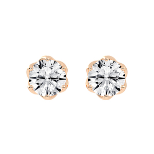 AIER-478C Classic Sparkling Diamond Boucles d'oreilles pour les femmes pour en or jaune platine ou or blanc et or rose - Product Image 5