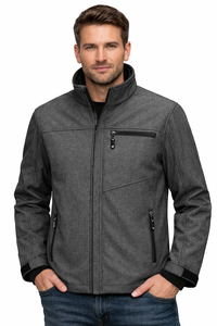 Amazing Quality Softshell <b>Jacket</b> <b>Rain</b> <b>Jacket</b> Lined Waterproof Windproof Reversible 100% Polyester Winter Outdoor Hiking - Product Image 3
