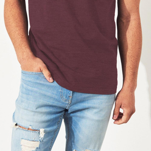 Novedades 2025 calidad superior nueva moda 100% algodón liso en blanco personalizado manga corta hombres camiseta - Product Image 5