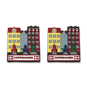 Impression personnalisée pvc <span class=keywords><strong>danemark</strong></span> aimants pour réfrigérateur souvenir de copenhague - Product Image 1