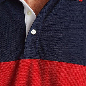 Meilleur design pour hommes T-shirts polo 100% coton de haute qualité en gros pas cher prix avec motif imprimé - Product Image 5