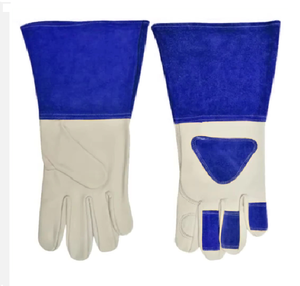 Gants de soudage tig de sécurité en peau de chèvre de haute qualité en cuir de vachette résistant à la chaleur - Product Image 3