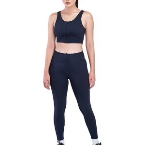 Venta al por mayor de ropa deportiva de moda de color sólido, ropa de yoga, deporte, y mallas Top, ropa de gimnasio, entrenamiento, mujeres, yoga, gimnasio, conjuntos de fitness - Product Image 1
