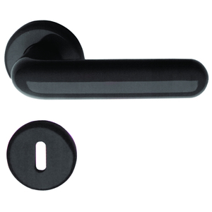 Manico in nylon con telaio 8 Col. Nero - Product Image 1
