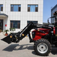 Tracteur agricole utilitaire Euro V 75 CV 4x4 avec cabine climatisée et chauffée et bonnes performances de démarrage à froid