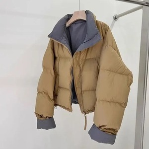 แจ็กเก็ตเข้ารูปสไตล์เกาหลีสำหรับผู้หญิงคอลเลคชั่นใหม่, เสื้อแจ็คเก็ตกลางแจ้งให้ความอบอุ่นสำหรับฤดูหนาวฤดูใบไม้ร่วง - Product Image 2