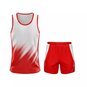 100% vêtements de sport de haute qualité décontracté hommes uniforme de piste fabricant professionnel fournisseur uniformes d'athlétisme