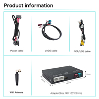 Adaptador Inalámbrico CarPlay Android Auto para BMW MINI NBT CIC 2010-2017 con AirPlay Mirror Link USB Multimedia Kit de Control OEM