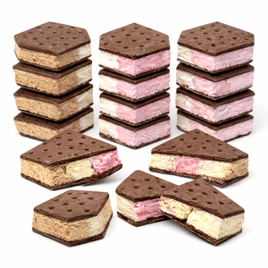 Fábrica de Sándwiches de Helado Liofilizado OEM ODM, Venta al por Mayor de Galletas Liofilizadas y Dulces de Vainilla - Product Image 1