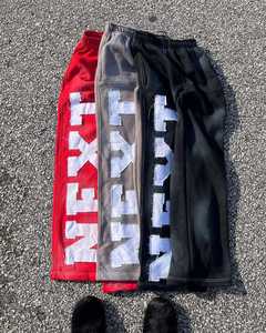 Survêtement pour homme de haute qualité 2026, personnalisé, imprimé de strass, motif de lettres personnalisé, appliqué coupé et cousu, broderie, effet usé - Product Image 4