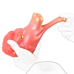 GEEBAドラゴンヘッドシリコン男性マスターベーターリアル動物リアルな膣チャンネルセックスおもちゃ男性ペニスストロークポケットプッシー - Product Image 2