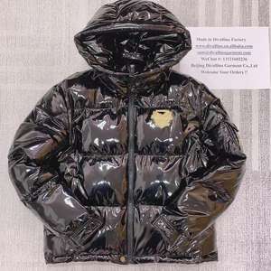 Opción 1: Chaqueta Acolchada Brillante para Hombre, Chaqueta de Invierno Acolchada con Capucha, Ropa Exterior Impermeable, Chaqueta de Burbujas - Product Image 6