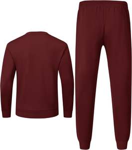 Conjunto de chándal de 2 piezas para hombre, chándales, conjuntos para correr, camisetas de manga larga, pantalones para correr, chándal, chándal informal Atlético - Product Image 1