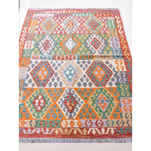 พรมกิลิม ไมมาณา อัฟกานิสถาน ขนาด 173 x 132 ซม. พรมปูพื้นและชุดพรม - Product Image 4