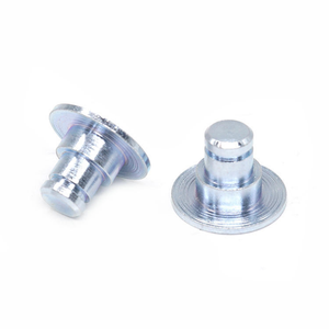 Rivet multi-étages à tête plate en cuivre, aluminium et zinc bleu, personnalisable et durable, norme ISO - Product Image 1