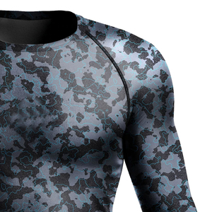 In Solid Colors Comfortable New Premium Product Customized Logo <b>Men</b> Fitness Sublimation Quick-Dry Adult Sports Rash Guard Top - Product Image 6