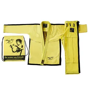 ชุดยูโดบราซิลเลียนยิวยิตสู ผ้าฝ้าย 100% คุณภาพสูง เป็นมิตรกับสิ่งแวดล้อม ผ่านกระบวนการหดตัวแล้ว ลายเพิร์ลวีฟ  รับสกรีนโลโก้  สำหรับทุกเพศ  ชุดสำหรับศิลปะการต่อสู้ - Product Image 3
