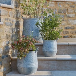 Forme galvanisée écologique style européen jardinière de fleurs maison jardin appartements balcons extérieur intérieur espaces verts - Product Image 6