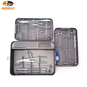 Juego de instrumentos quirúrgicos ortopédicos de craneotomía de fragmento pequeño grande, herramientas de cirugía ósea para traumatismos certificadas CE de acero inoxidable - Product Image 3