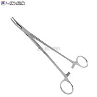 Faure péritoine pince pince incurvée 1x2 dents 20.0cm chirurgie péritonéale saisir Medic Instruments