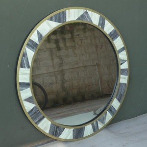 Modern Luxury Bone Inlay <b>Wood</b> Wall <b>Mirror</b> Best Quality Regular Size for Home Decor Wholesale - Product Image 4