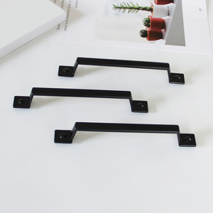 Poignées de meuble et tirants de tiroir modernes en alliage de zinc noir mat de style mid-century – Durables et écologiques pour cuisine, chambre et salon - Product Image 3