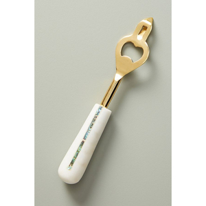 Abridor de Botellas con Forma de Hongo con Acabado Dorado Único, Herramienta de Barra de Acero Inoxidable con Diseño Floral Elegante y Accesorio de Cocina, Artículo de Regalo al por Mayor - Product Image 4
