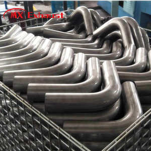 Aluminized thép ống xả trục gá uốn cong 45 độ, 60 độ 90 độ ống xả cho hệ thống ống xả xe tải - Product Image 5