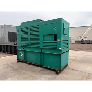 Groupe électrogène diesel industriel triphasé d'occasion 250 kW 120/208 V, groupe de secours commercial fermé - Product Image 1