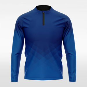Chemises de sport réversibles à fermeture éclair sur le côté, écologiques, personnalisées par sublimation, légères, respirantes, maillot d'entraînement, haut de performance - Product Image 5