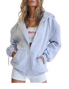 Sudadera con Capucha Onstyle Streetwear, Sudadera con Capucha Cortavientos de Forro Polar, Personalizable, Lisa, Lavada al Ácido, con Cierre de Tres Capas para Hombre - Product Image 5