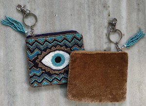 Handmade Bohemian Style <b>Seed</b> Bead Tote Bag Custom Logo Embroidered Beaded Coin Pouch Fashionable Women's Sizes for Promotions - Product Image 2