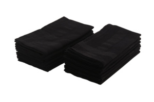 Serviettes de table 100% coton de haute qualité serviette unie tissée jaune réutilisable pour l'utilisation d'avion de mariage moderne-pour les restaurants hôtels - Product Image 5