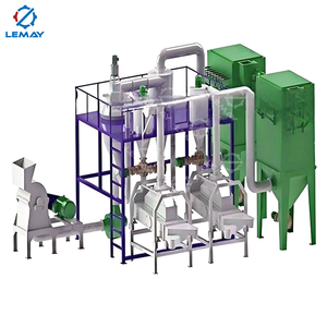 Máquina de reciclaje de batería de 1500 kg/h, materiales de ánodo y algodón, máquina de reciclaje de batería de litio EPA - Product Image 1