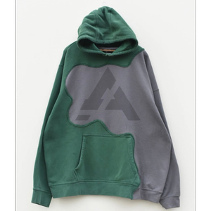 Sudadera con Capucha de Felpa 100% Algodón para Hombre, Gruesa, Cálida para Invierno, con Logotipo Bordado Personalizado, Transpirable y Resistente al Viento, al por Mayor - Product Image 1