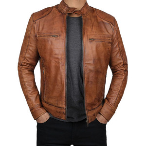Chaqueta universitaria para hombre con mangas de cuero pu chaquetas de invierno y otoño para hombre parche bordado logo listo para enviar o diseño personalizado - Product Image 1