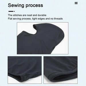 2024 nouvelle cagoule conception personnalisée broderie Logo tricoté masque de Ski course équitation visage couverture hiver chapeaux trous cagoule bonnets - Product Image 4