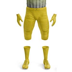 Tenue d'équipe de football américain de conception haut de gamme 2024, respirante, antibactérienne, séchage rapide, haute qualité, prix bas, couleurs personnalisées - Product Image 5