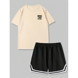 เสื้อเชิ้ตผ้าคอตตอนสำหรับผู้ชายชุดสั้นเปิดไหล่โอเวอร์ไซส์สำหรับฤดูร้อน - Product Image 4