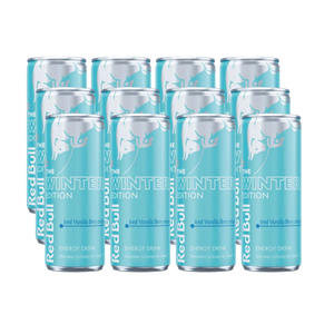 Venta al por Mayor de Red Bull Edición Invierno Sabor Vainilla y Frutas Congeladas 24x250ml, Bebida Energética de Edición Limitada con 80mg de Cafeína por Lata - Product Image 1