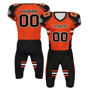 2025 NOUVEAU Mesh Athletic Hommes Football Américain UNIFORME Blanc Équipes Personnalisées Jersey Pratique Sports Hip Hop UNIFORME - Product Image 1