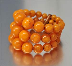 Brazalete Elástico Ancho de Cuentas de Resina Multicolor Hecho a Mano para Mujer, Brazalete Elástico Grueso de Moda para Fiestas, Joyería - Product Image 4