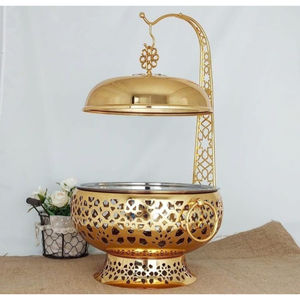 Ocasión especial Plato de frotamiento Calentador de comida Plato de frotamiento Eventos DE BODA Plato de frotamiento Almacenamiento de alimentos - Product Image 6